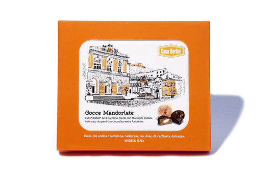 Gocce di Fichi Dottati (Mandorlate) - 250gr - Dolci calabresi - Sweetsinternationalsrls