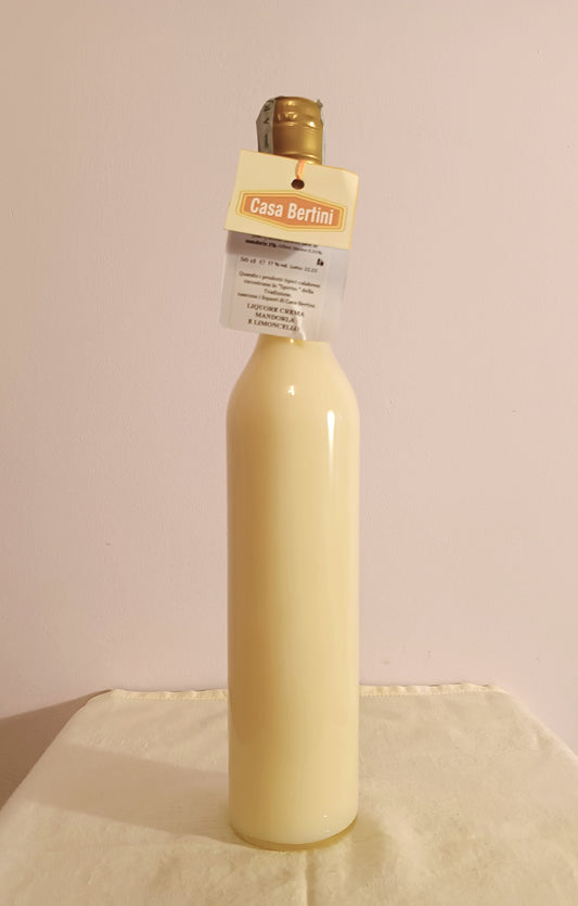 Liquore Crema di Mandorle E Limoncello 50cl - Dolci calabresi - Sweetsinternationalsrls