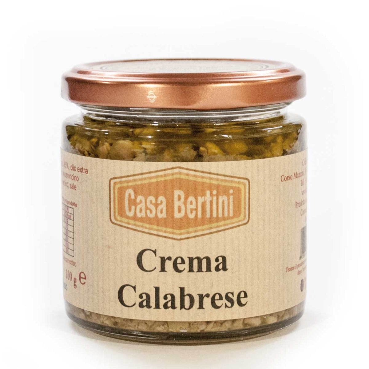 Crema calabrese ( Pesto di olive verdi ) Gr. 210 - Dolci calabresi - Sweetsinternationalsrls