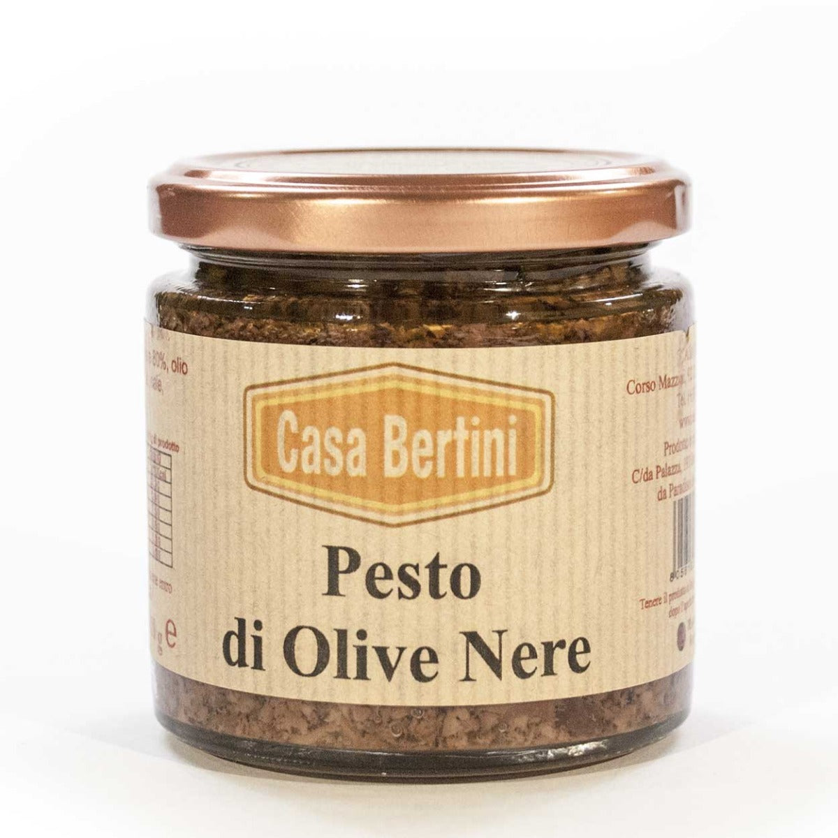 Pesto di Olive Nere Gr.210 - Dolci calabresi - Sweetsinternationalsrls