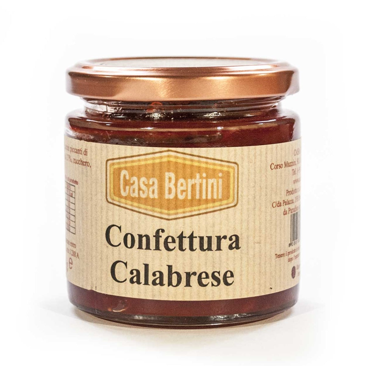 Confettura Calabrese (peperoncino piccante) - 250gr - Dolci calabresi - Sweetsinternationalsrls